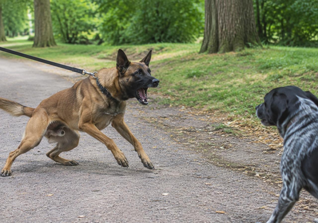 Chien réactif : que faire lorsqu'il aboie ou se jette sur les autres chiens ?