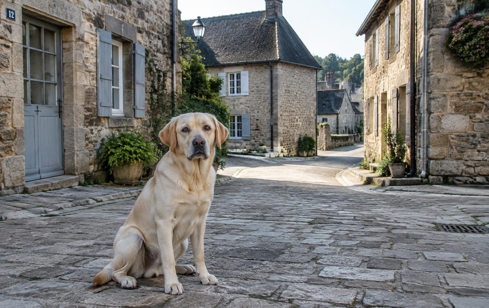 Chien attentif lors d'une séance d'éducation canine en Creuse